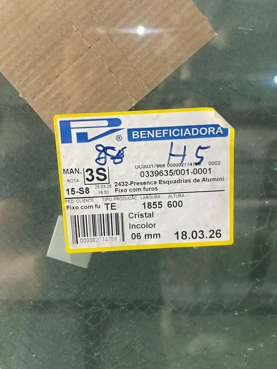 Vidros temperados 10$ m2