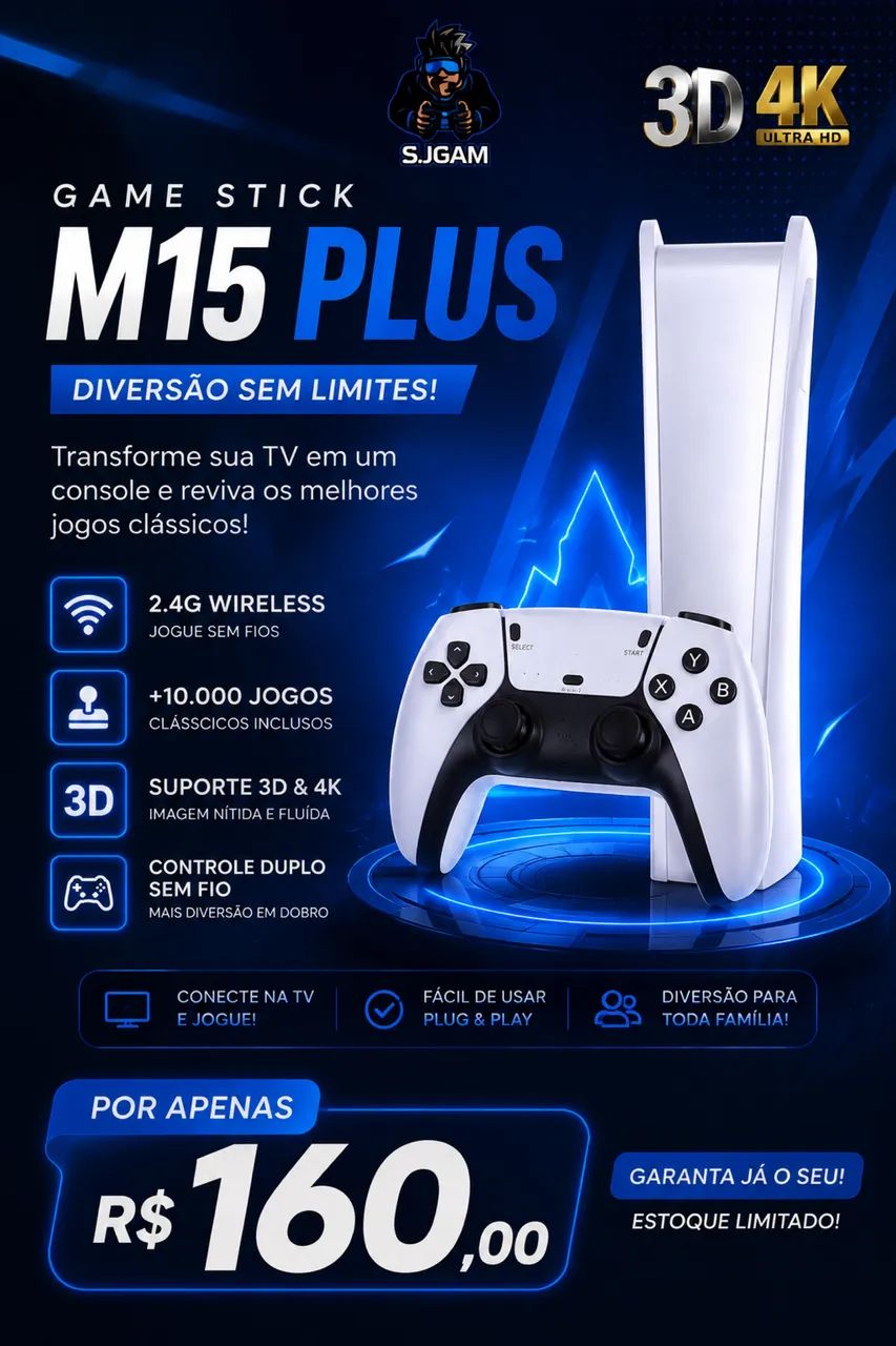 GAME STICK M15 PLUS