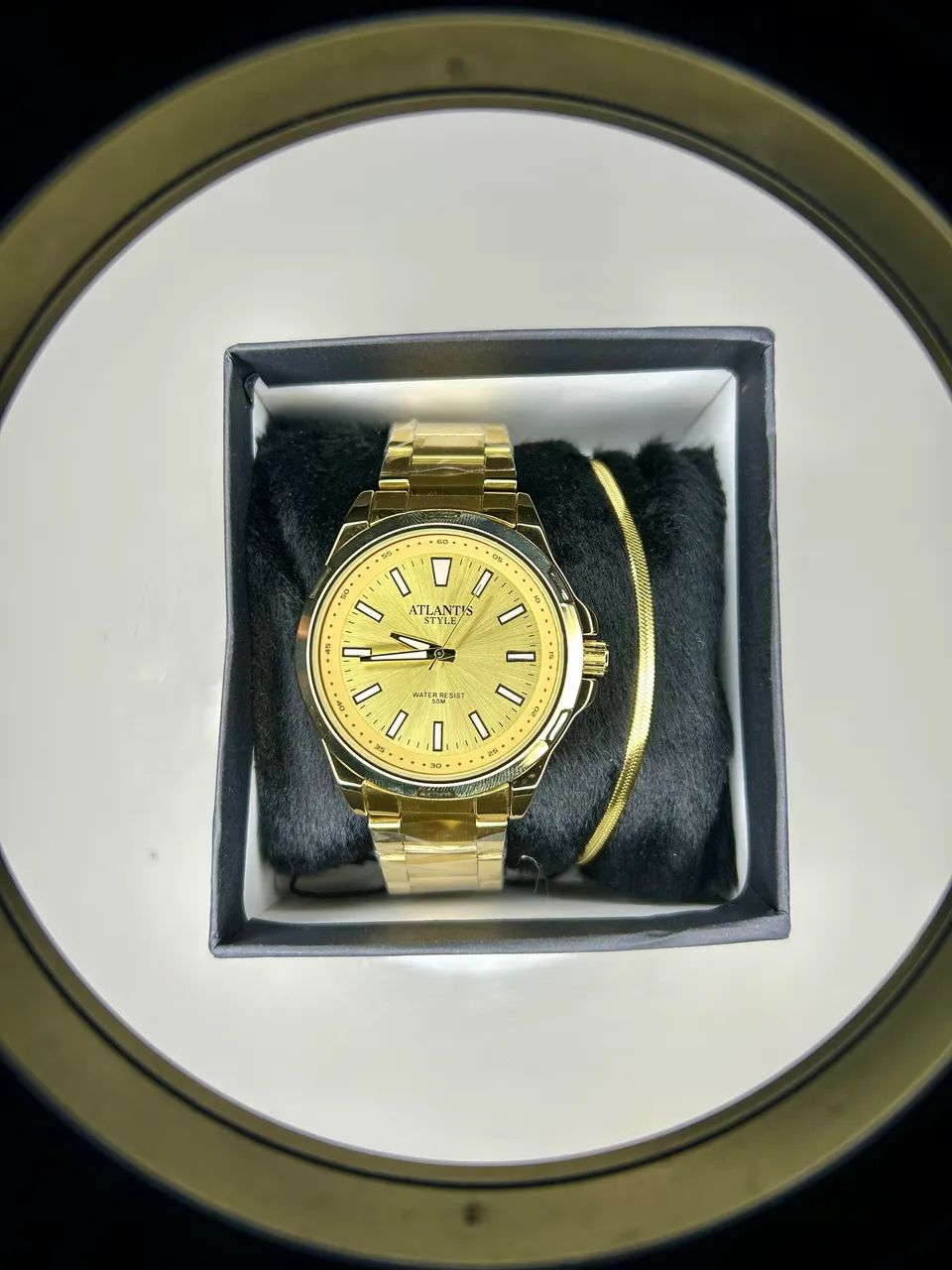 KIT Relógio Masculino Premium + Pulseira | À Prova D?Água - Foto 2