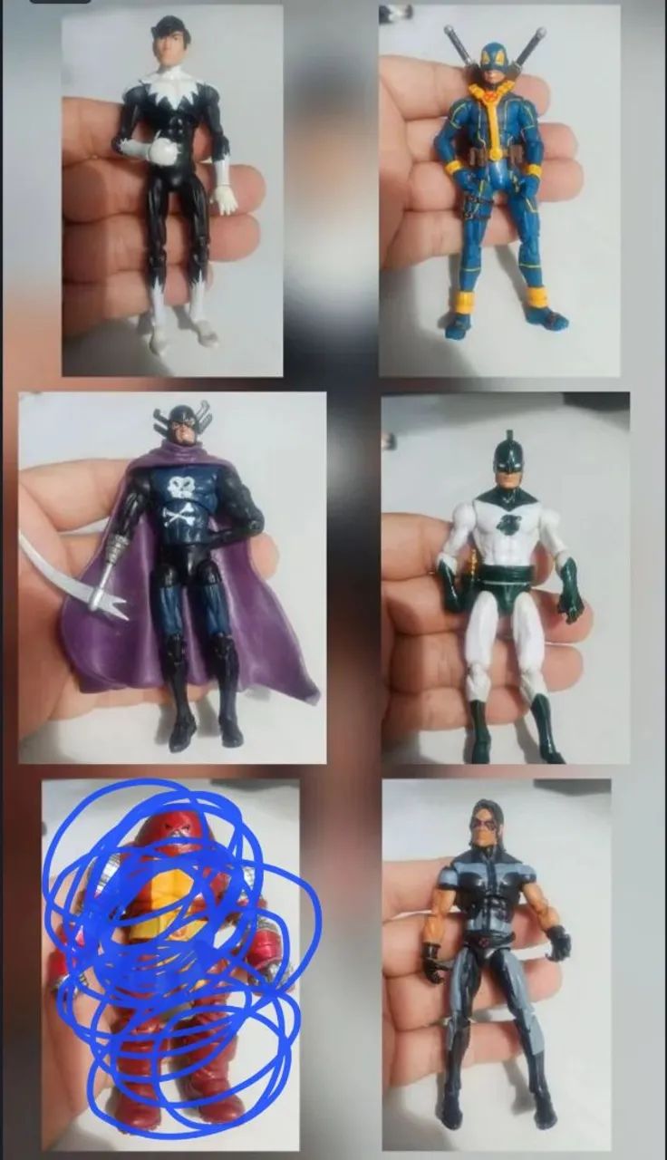 Varias Figuras Marvel padrão 3,75 Lote 1