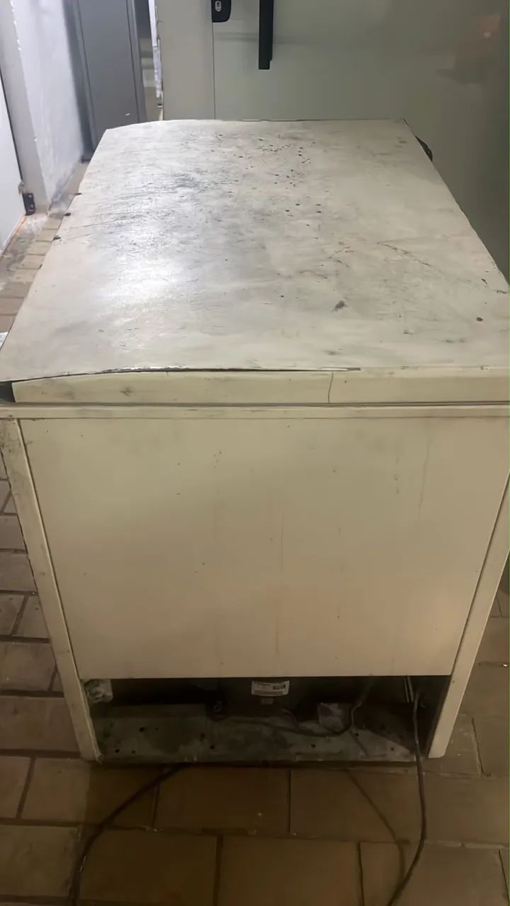 Freezer funcionando 