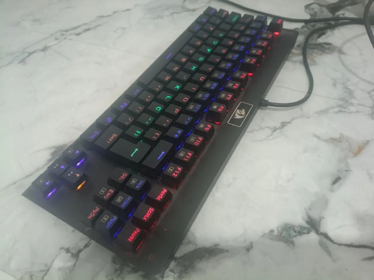 Teclado Mecânico Redragon Dark Avenger K568 Rainbow - Funcionando 100% - Foto 2
