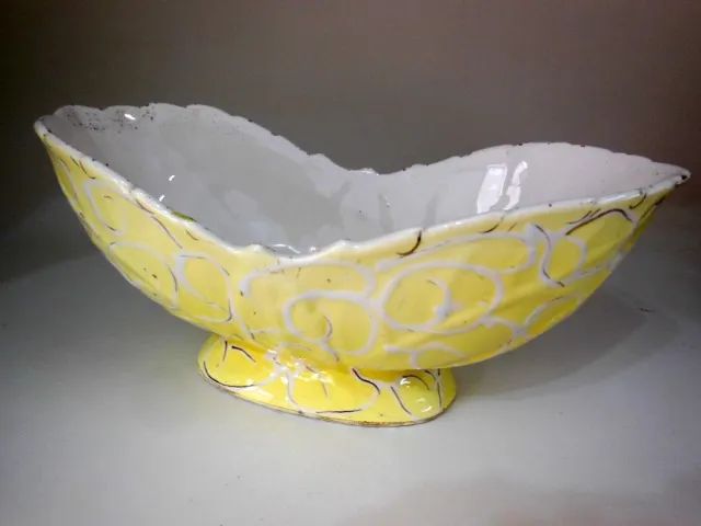 Cachepot Vaso Flores Centro de Mesa Antigo em Louça - Foto 2