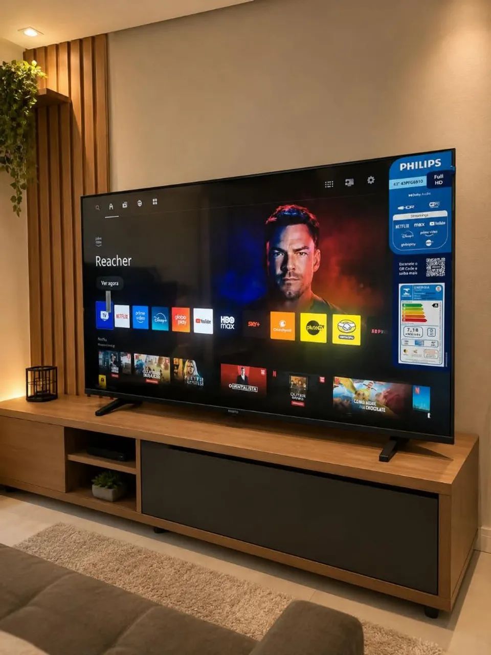 Tv Philips 43 polegadas zera na caixa  - Foto 2