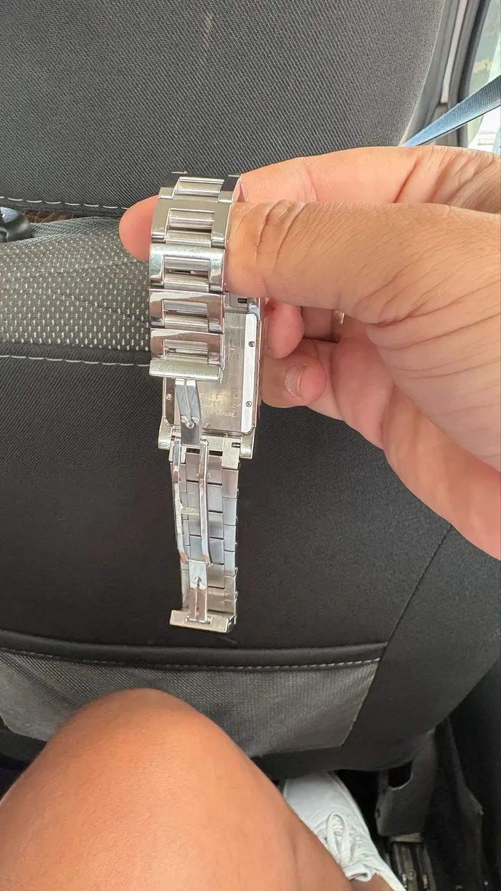 Relógio Bvlgari Rettangolo Automático RT45S Aço - Original - Suíço - Foto 3