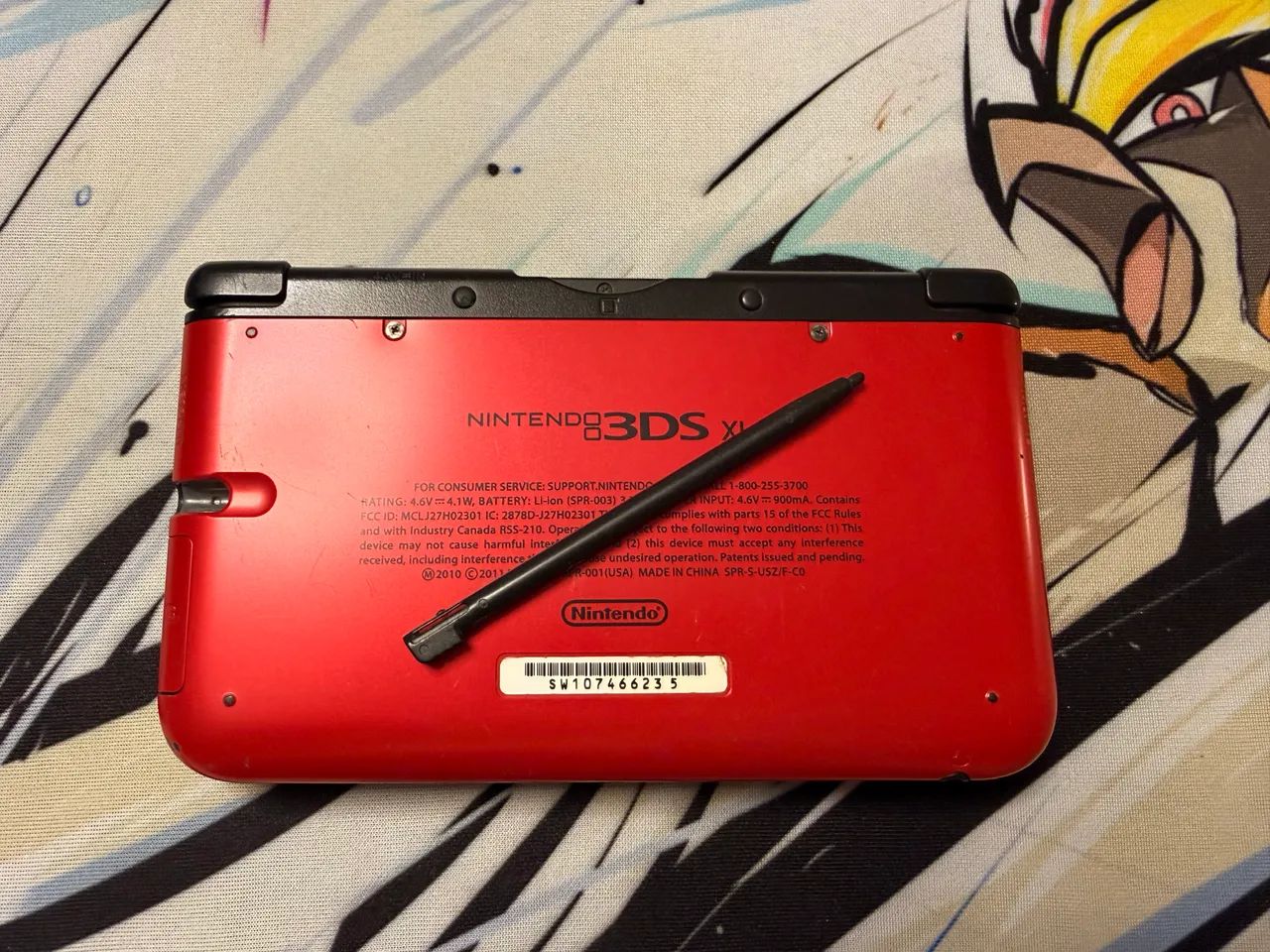 Nintendo 3DS XL Vermelho + 7 Jogos Originais + Carregador - Excelente Estado - Foto 2