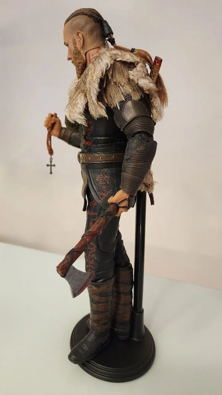 Ragnar Lothbrok Vikings 1/6 Action Figure Estátua  - Foto 3