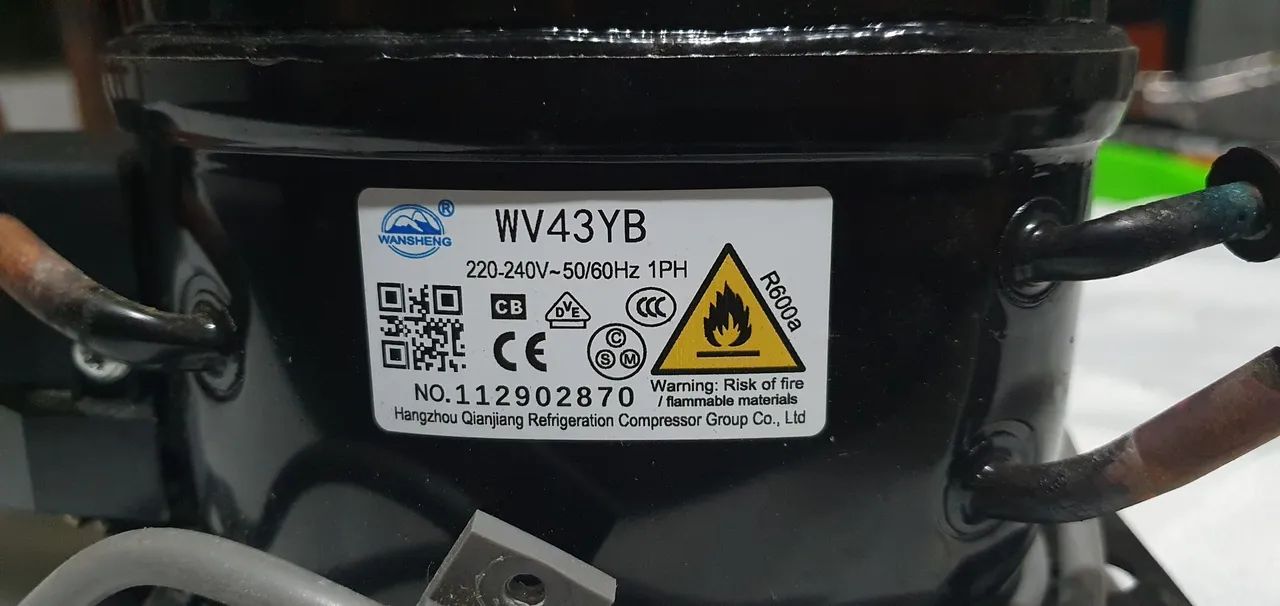 Motor/Compressor de Frigobar - Modelo WV43YB (220V) - Foto 2