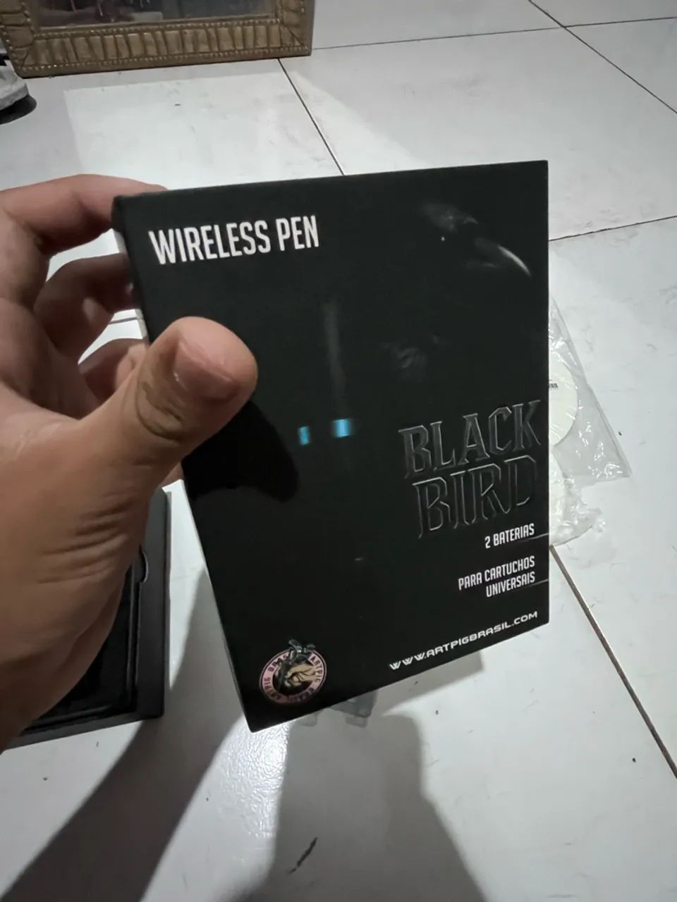 Máquina de tatuar black bird com kit  - Foto 4