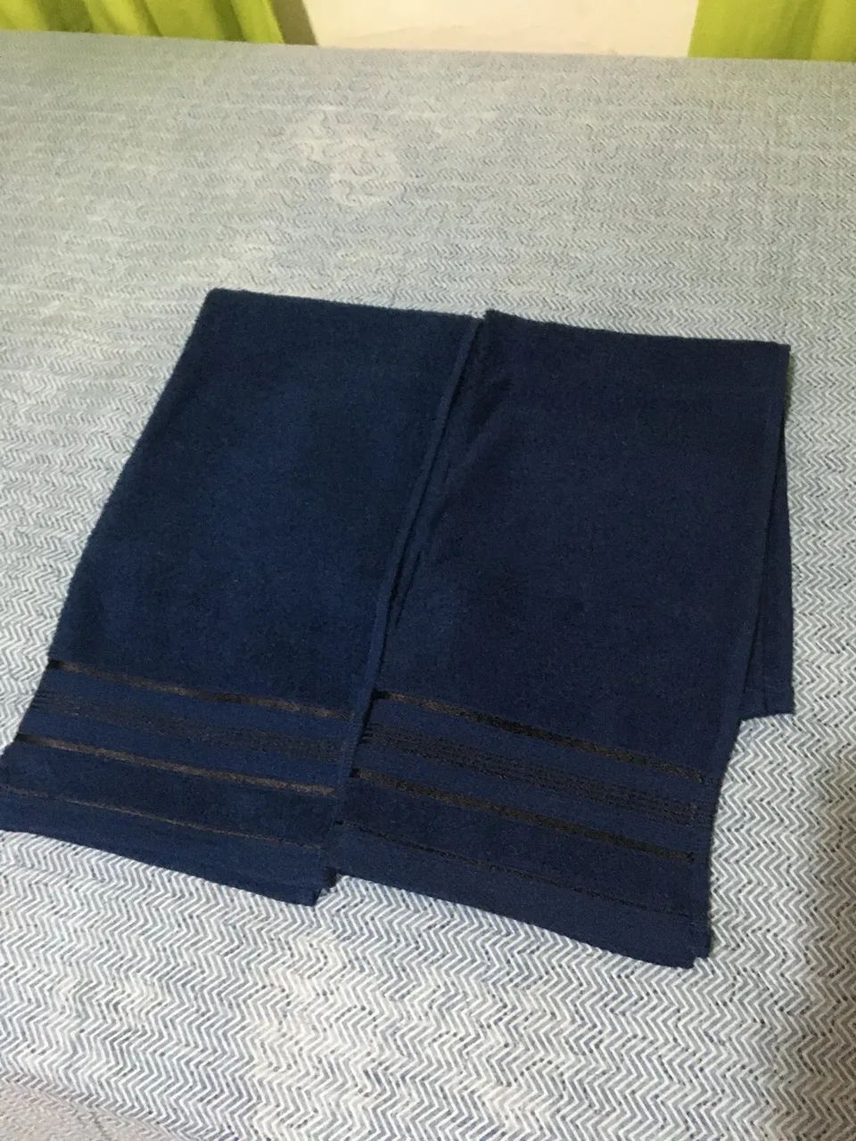 2 toalhas de rosto, santista 