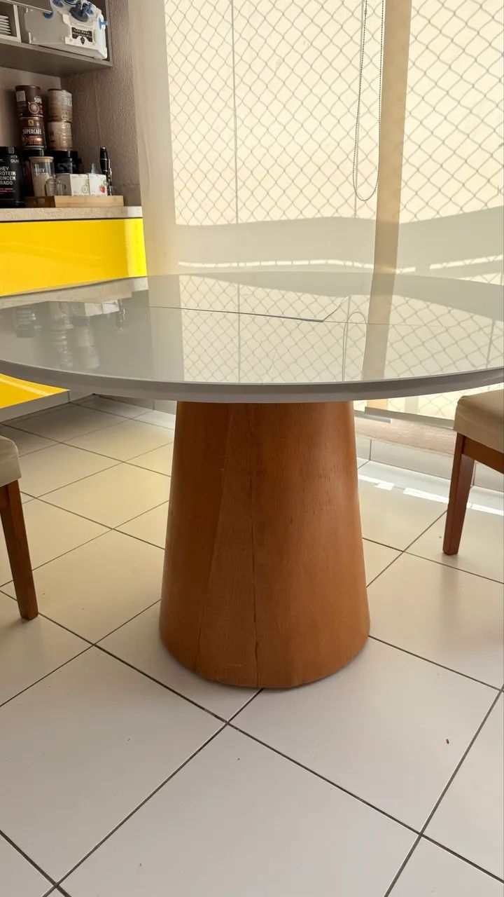 MESA REDONDA COM 4 CADEIRAS  - Foto 2