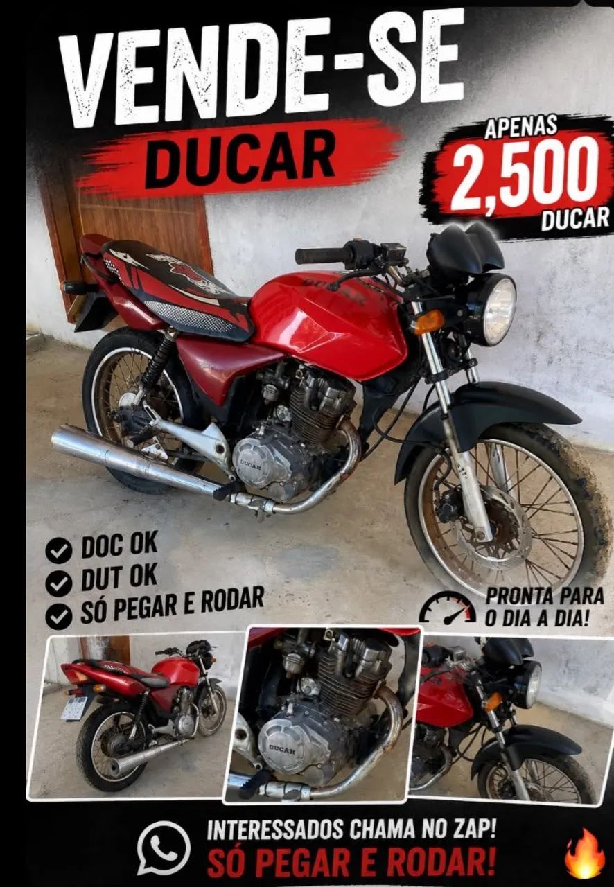 Vendo Moto Ducar