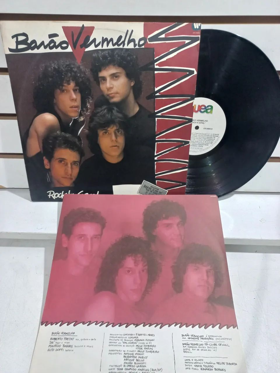 DISCO VINIL ANTIGO BAR?O VERMELHO