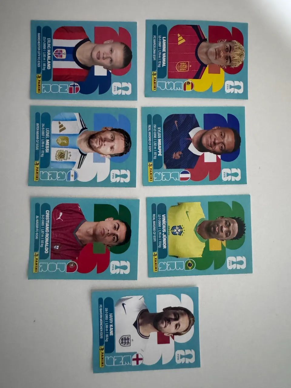 Figurinha dos Craques da copa 2026