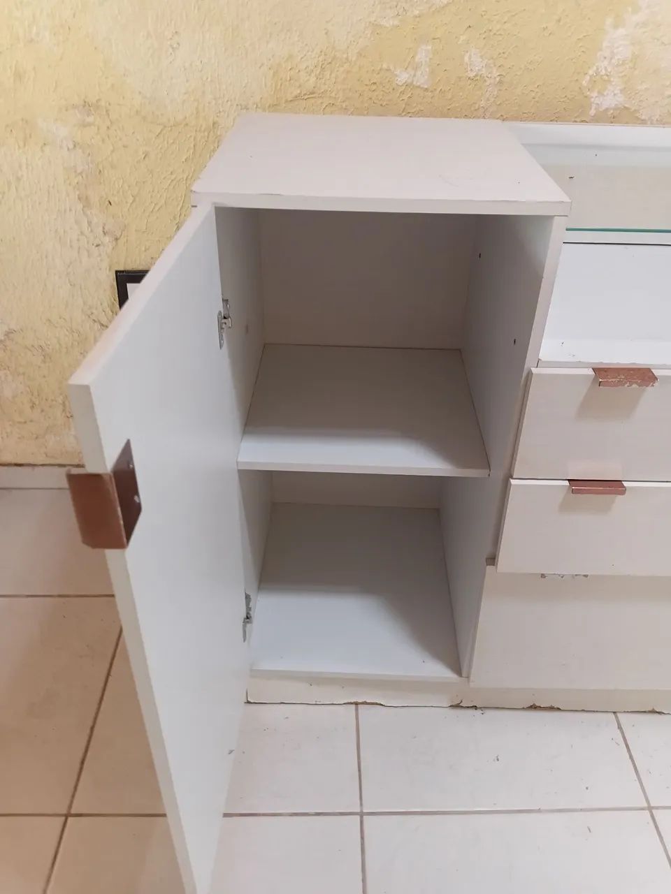 Cômoda branca 100% mdf - Foto 2