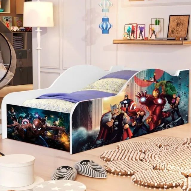*Cama Juvenil Carro Vingadores Pronta Entrega.