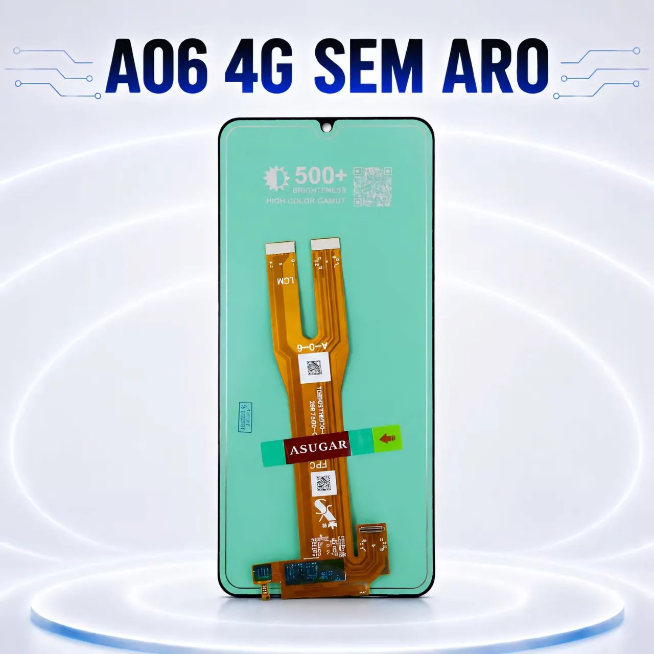 Tela Frontal Touch Display Samsung Galaxy A06 4G com Aro - Cores Vivas e Encaixe Preciso