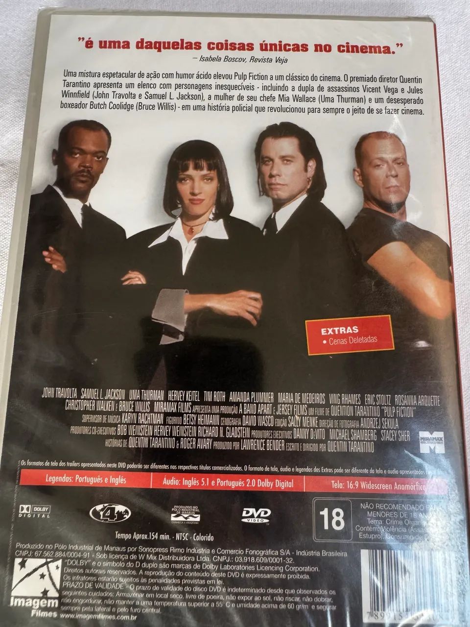 Dvd Pulp Fiction Lacrado - Foto 2