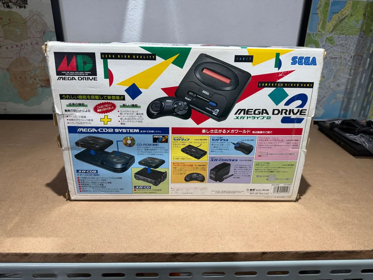 Vendo Mega Drive 2 Japonês na caixa - Serial batendo semi novo