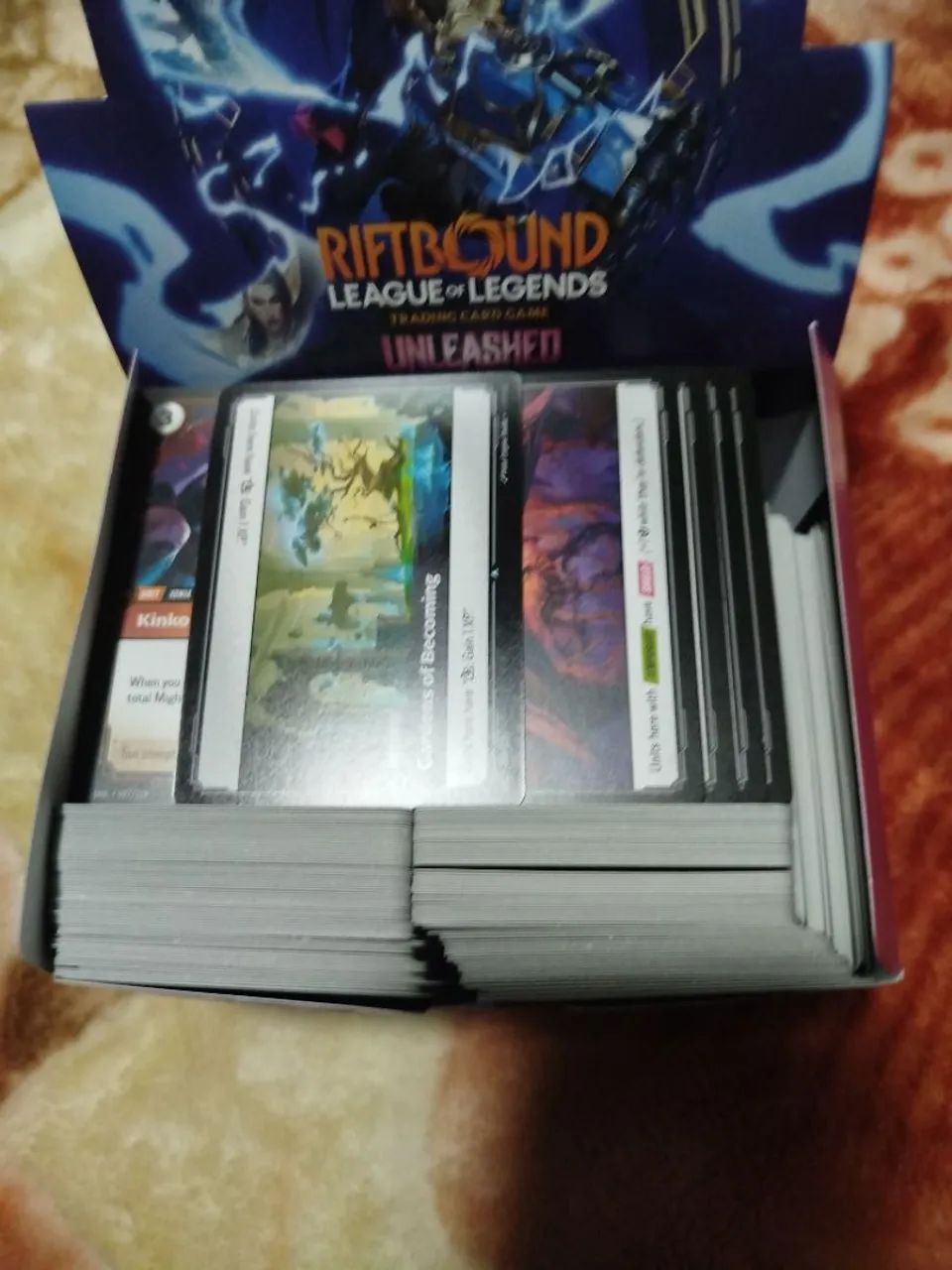 Lote 589 Cartas Riftbound Tcg  - Foto 2