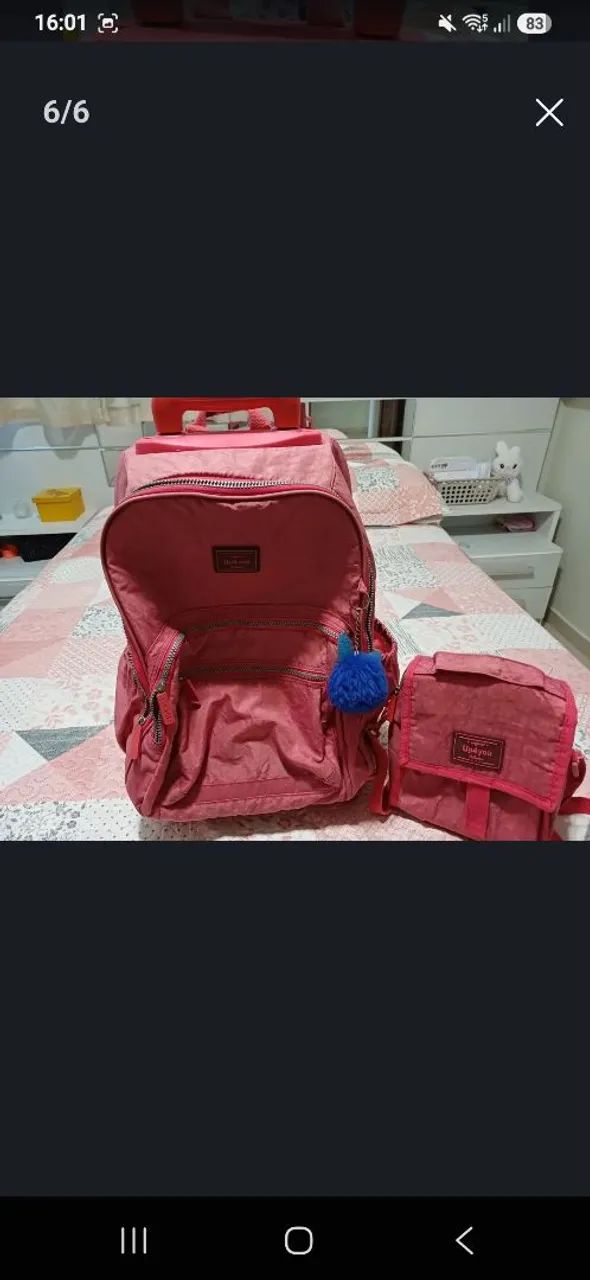 Kit bolsa de carrinho e lancheira  - Foto 4