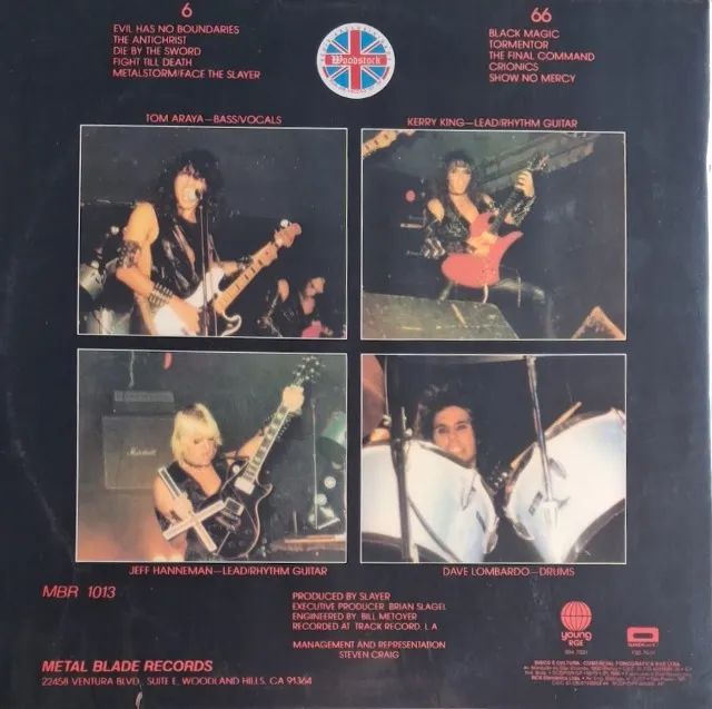 Slayer Show No Mercy - Vinil - Foto 2