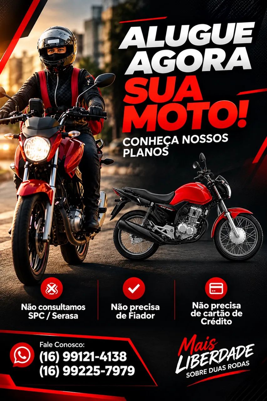 ALUGUEl DE MOTOS