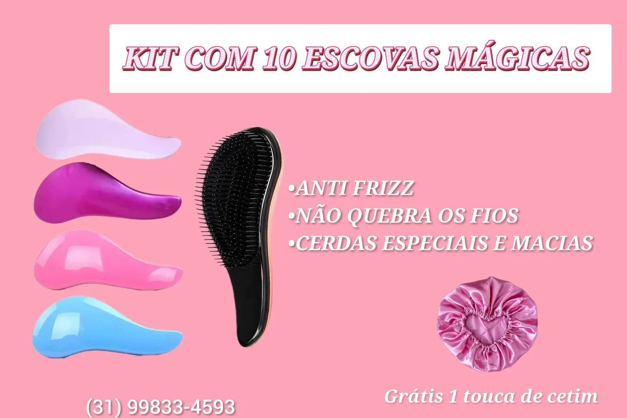 KIT COM 10 ESCOVAS 
