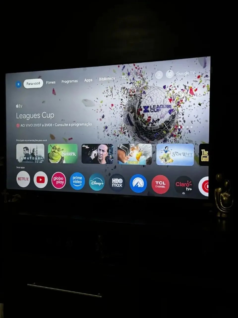 Smart TV TCL 55" QLED 4K Google TV HDR10+  - Foto 2