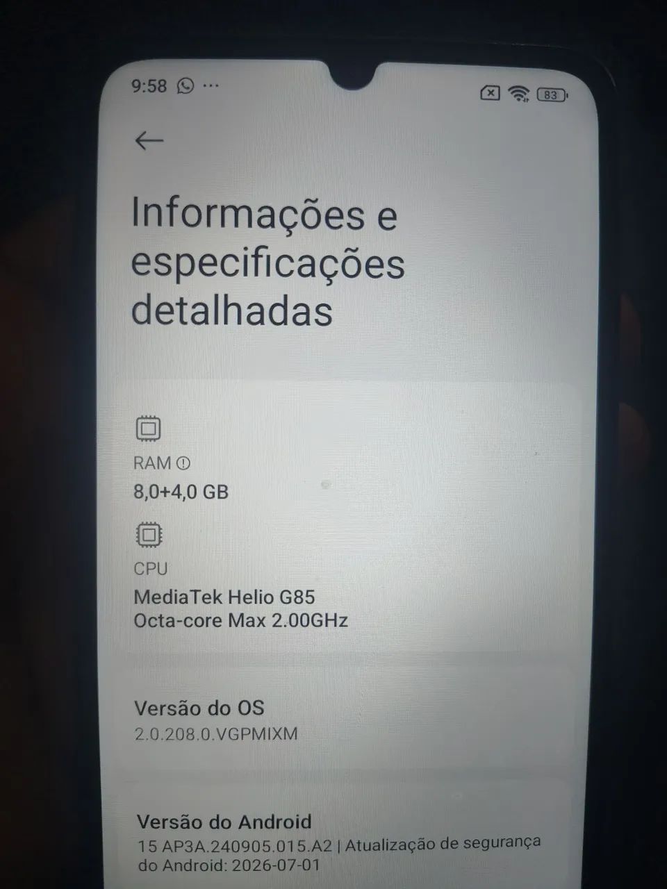 Vendo Redmi 13C 256gb 12Gb de ram - Foto 4
