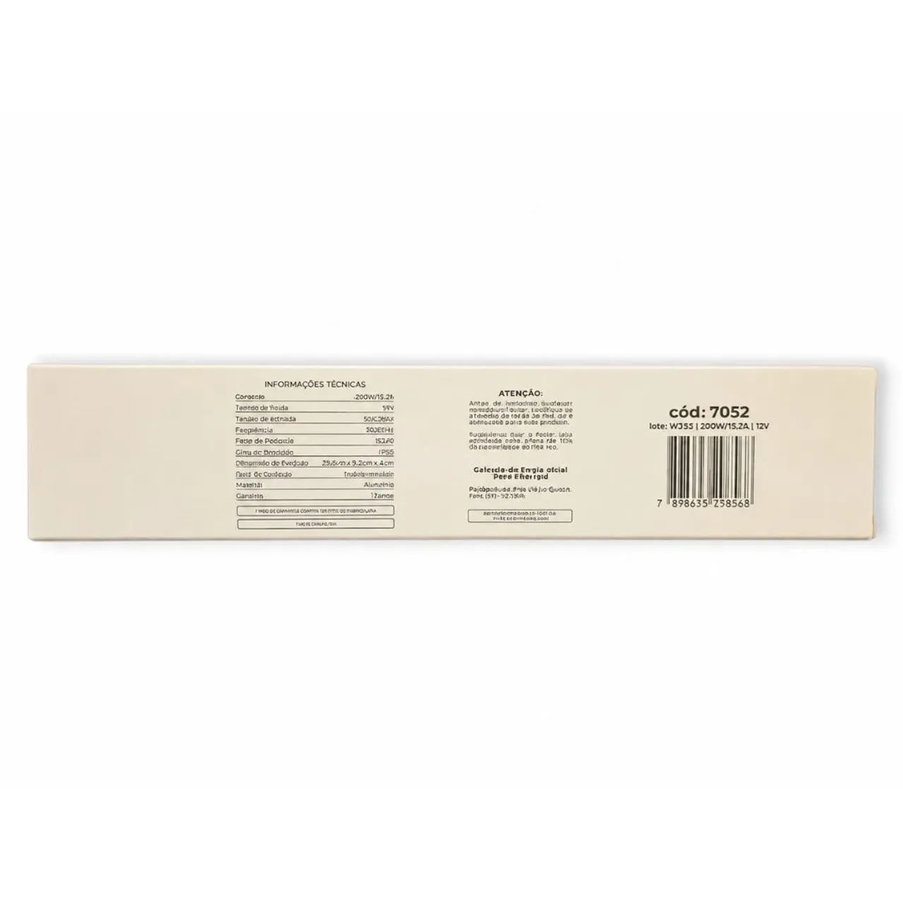 Fonte 12v Slim Chaveada 200w/16.7a Bivolt Nordecor - Foto 4