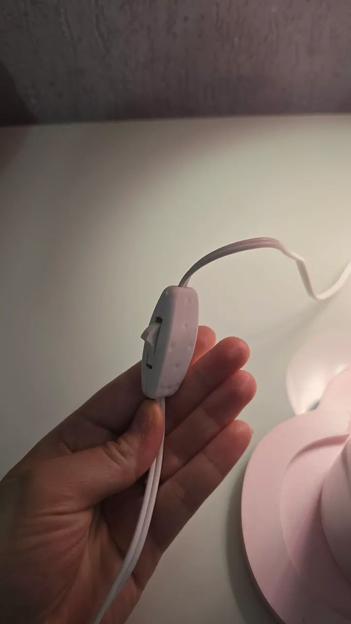 Kit higiene porcelana para bebê com abajur  - Foto 5