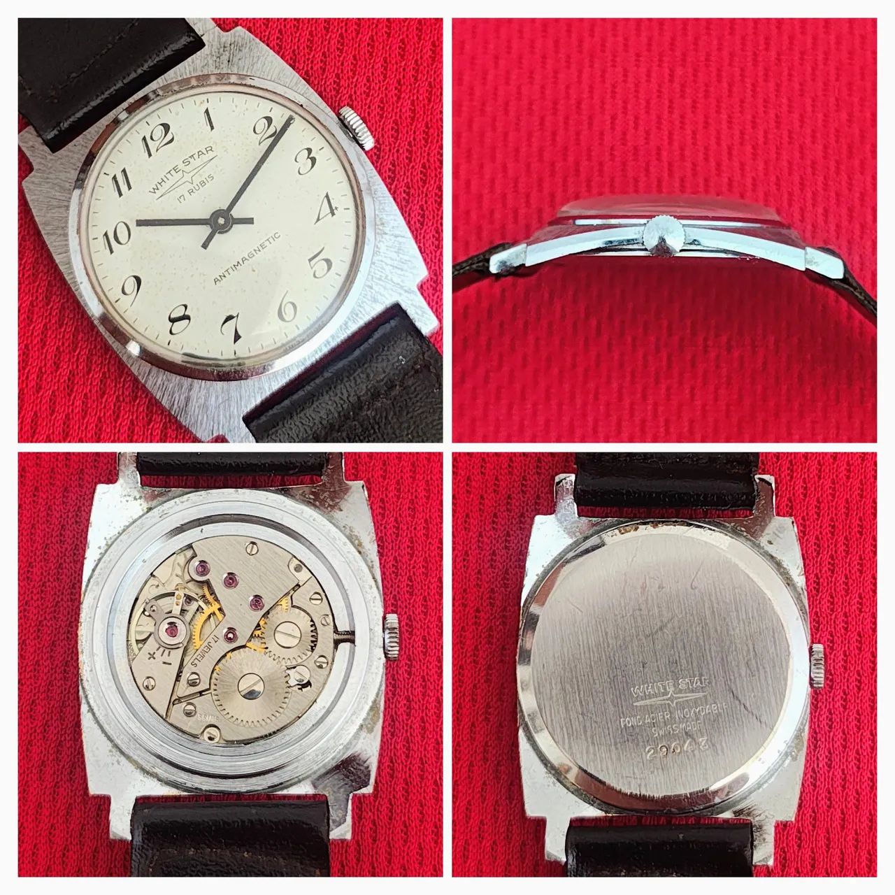 Relogio White Star classico Suíço Corda Manual 17rubis vintage  - Foto 3