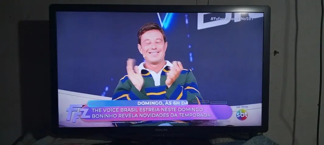 Tv 43 polegadas  chama no ZAP * - Foto 2