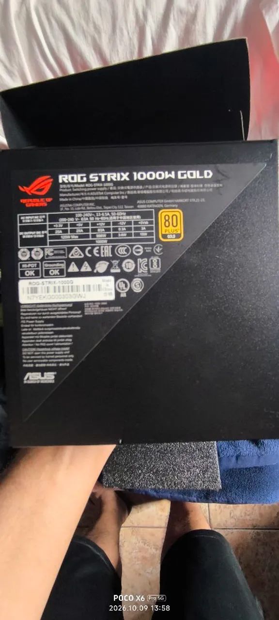 Fonte Asus rog strix 1000w  - Foto 2