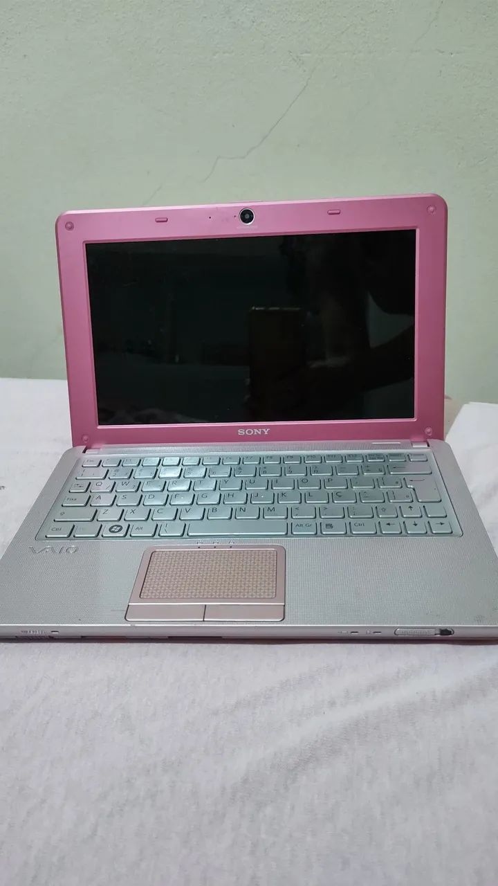Notebook Sony Vaio Rosa com capinha - Foto 2