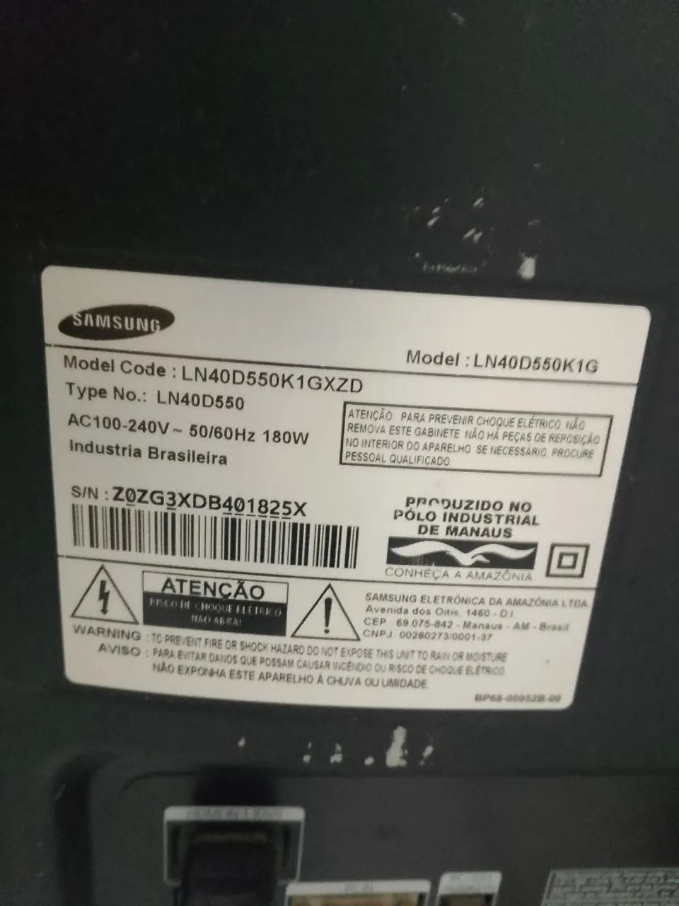 Tv Samsung 