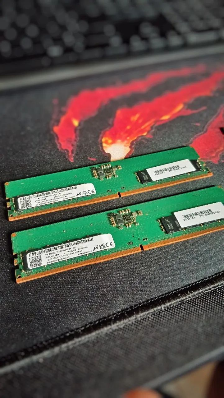 Memória RAM DDR5 4800MT Micron / Desktop
