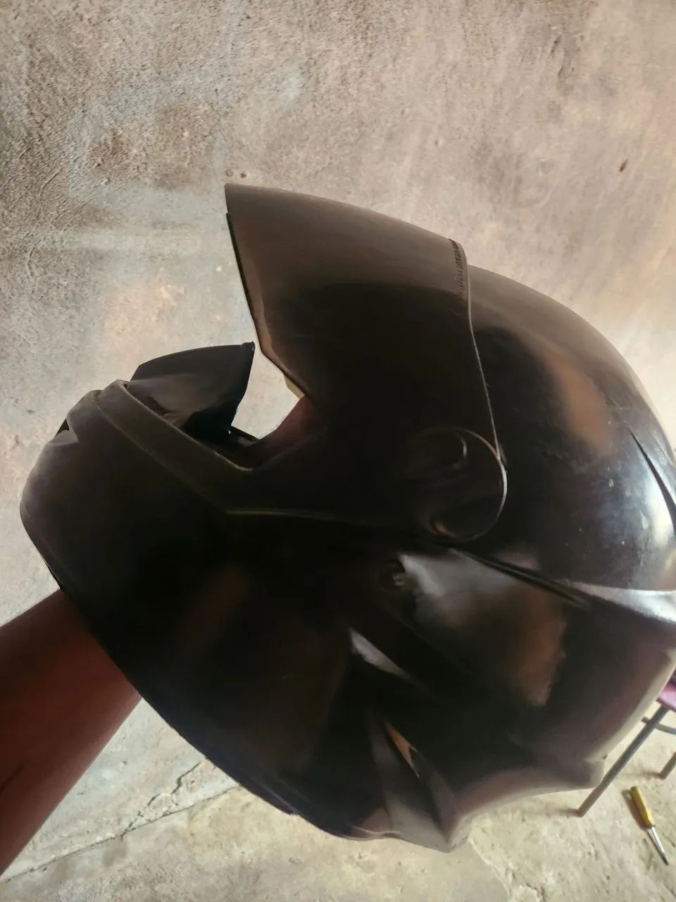 Capacete com narigueira alta - Foto 3