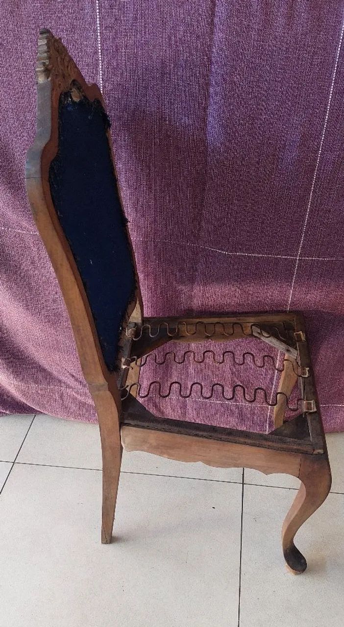 Cadeira antiga para restaurar  - Foto 2