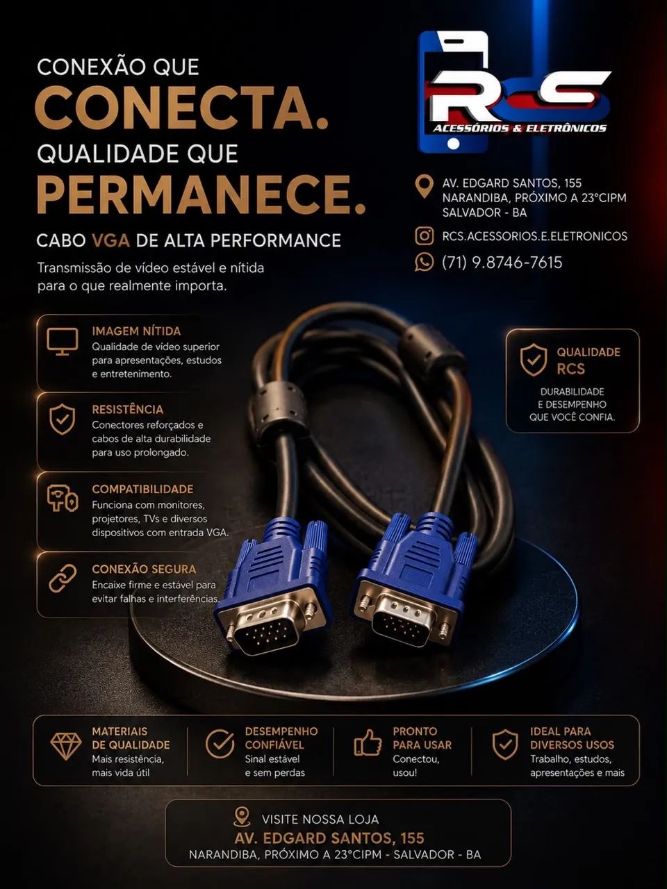 Cabo VGA 1,5m