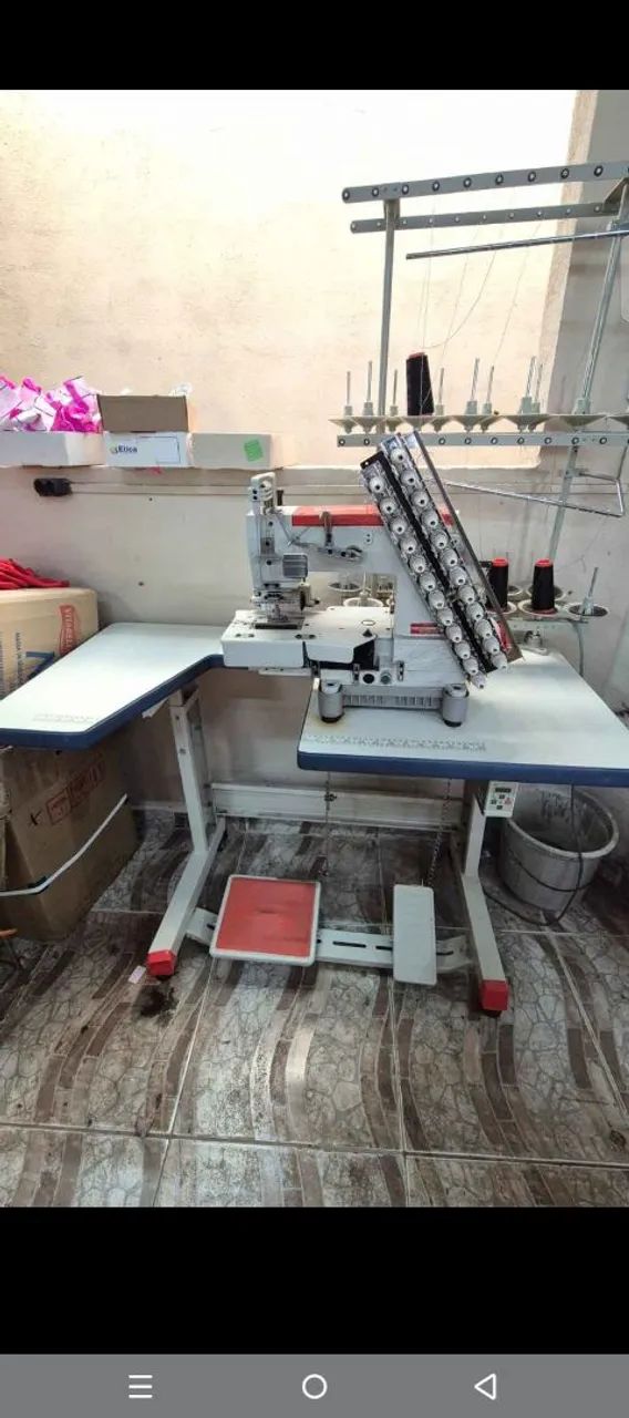 MÁQUINA DE COSTURA ELISTICADEIRA DIRECT DRIVE 12 agulhas  - Foto 3
