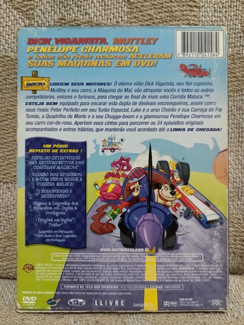 DVD Original Corrida Maluca A Série Completa - Foto 2