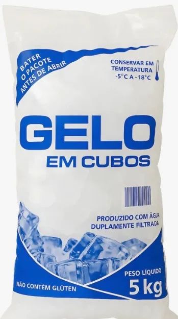 Saco de Gelo em Cubos 5kg e 3Kg - Foto 2