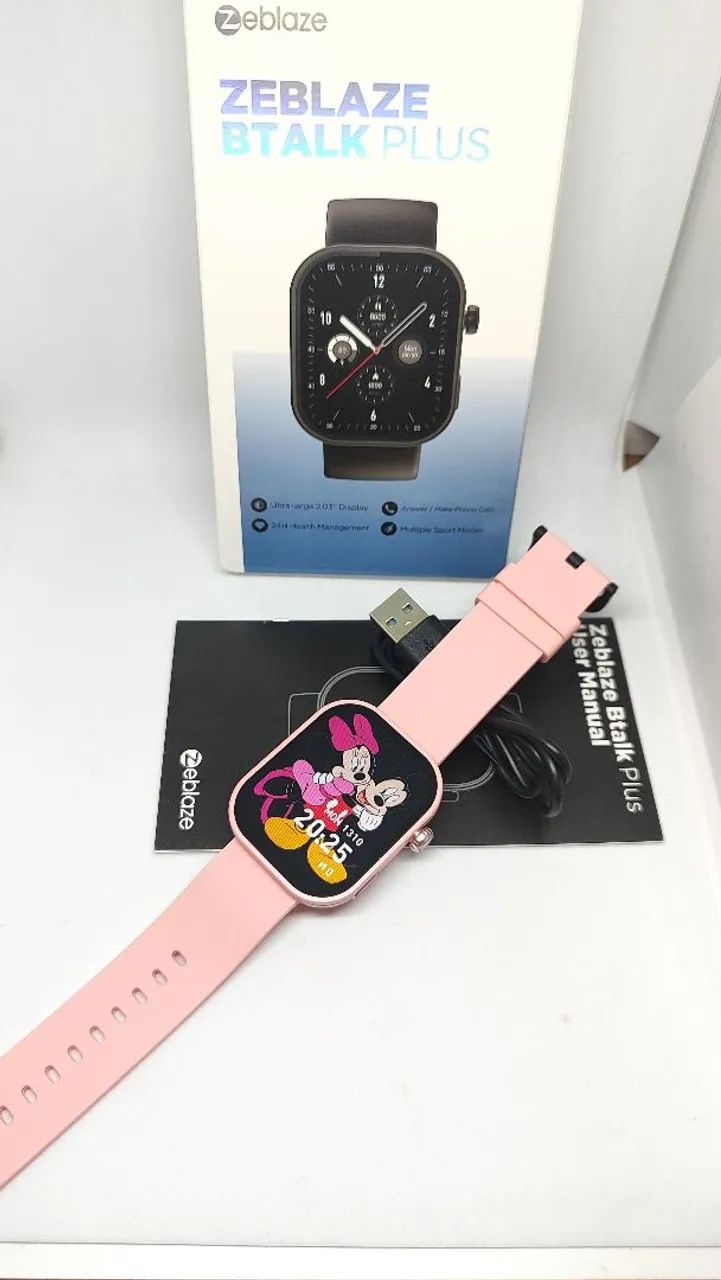 Smartwatch Zeblaze Btalk Plus Rosa Entrega Grátis <br> - Foto 3