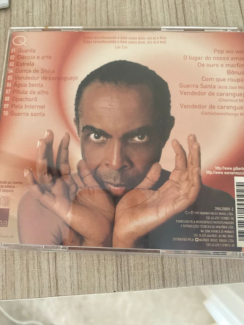 CD Quanta Gilberto Gil - Foto 2