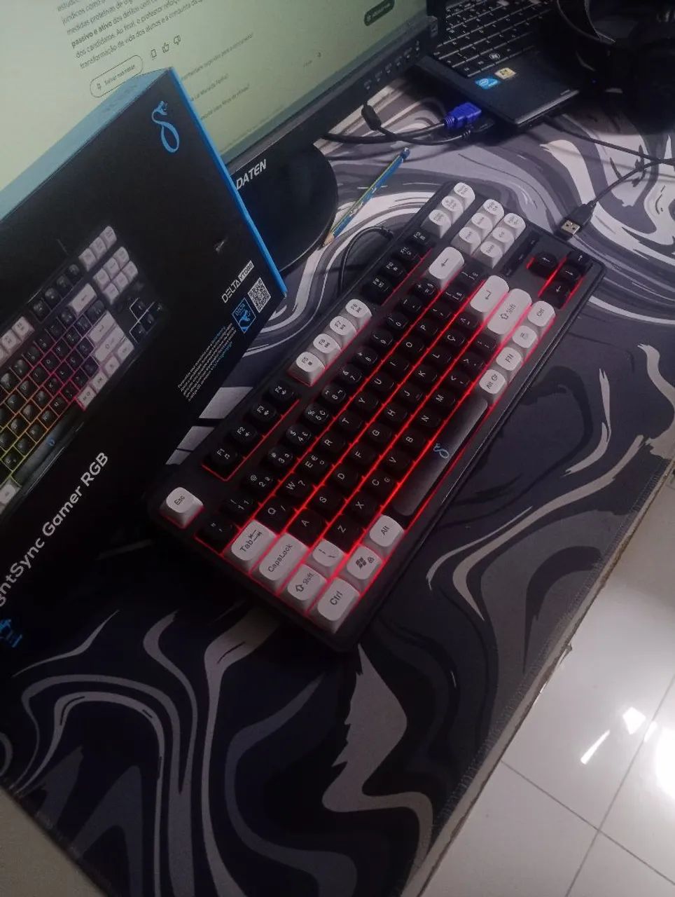 teclado gamer com led, novo! - Foto 4