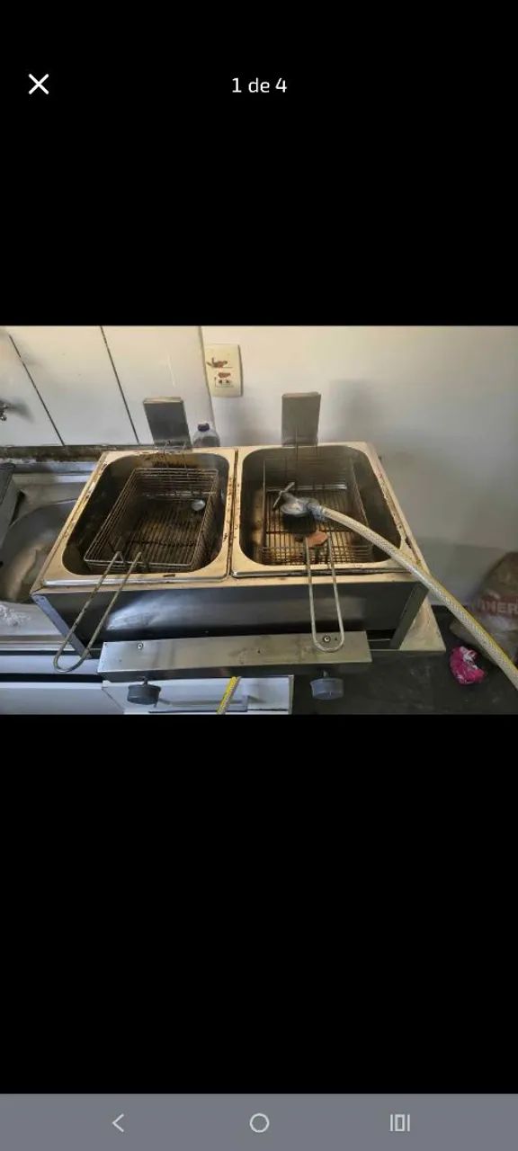 Vende-se, fritadeira e chapa,350 os dois  - Foto 2