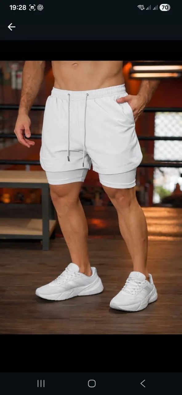bermuda termica 2 em 1 dryfit em quantidade  - Foto 5