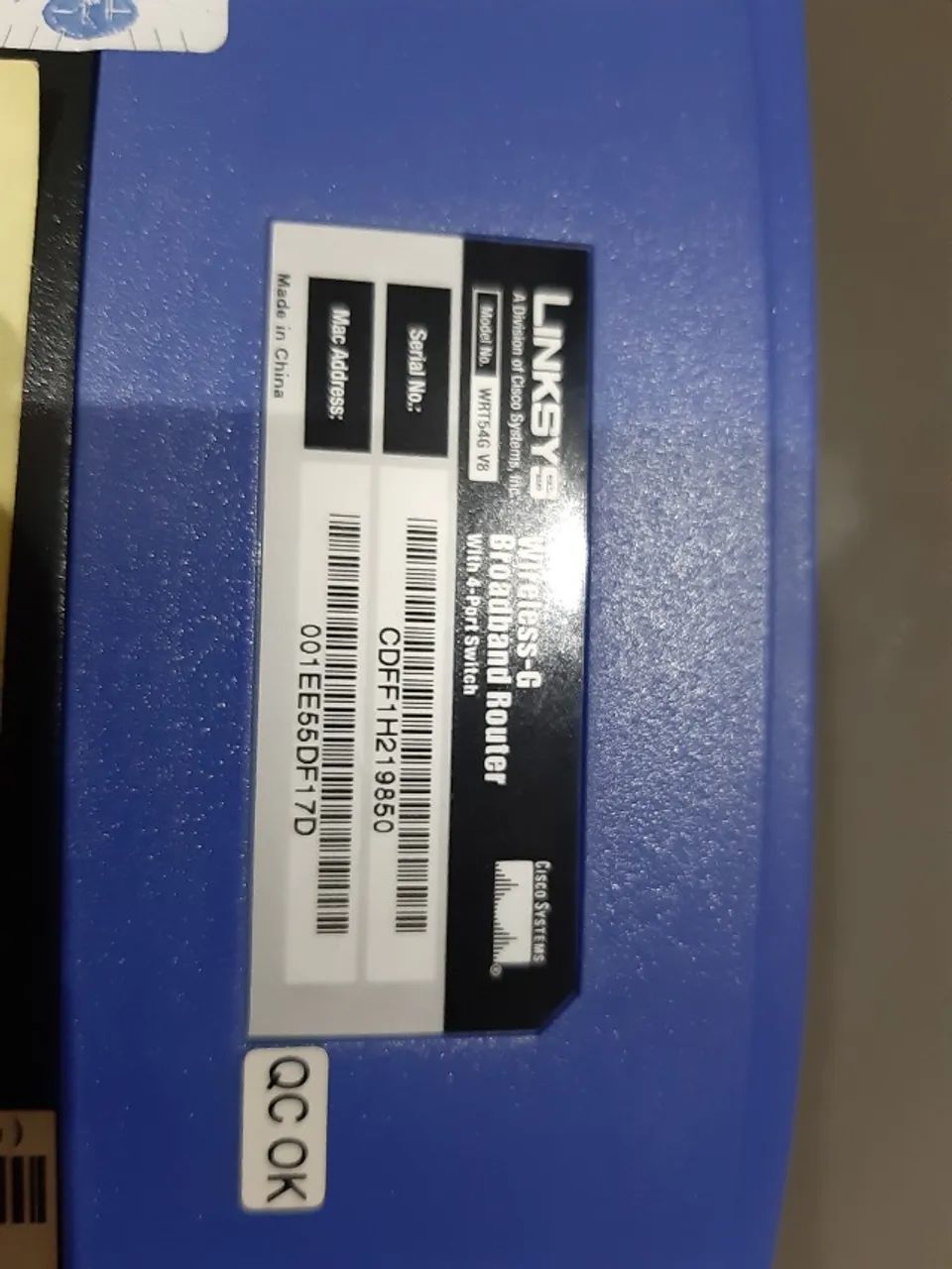 Roteador Linksys WRT54G  - Foto 4